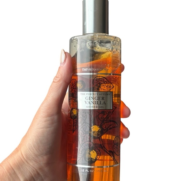 Bath & Body Works The Perfect Autumn Ginger Vanilla Shower Gel 12 oz - Picture 1 of 6